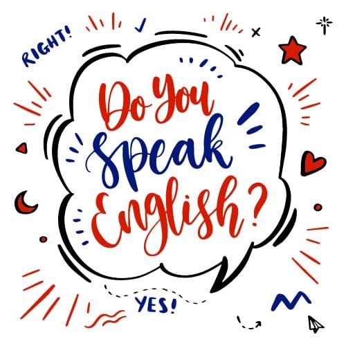 hablas-ingles-letras-italicas Anuncio pregunta Hablas ingles